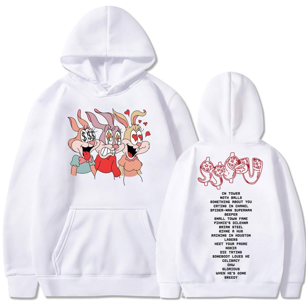Hip Hop Fashion Hoodie Rapper PARTYNEXTDOOR & Drake Some Sexy Songs 4 U SSS4U Hoody Oversized Casual Fleece Pullovers Streetwear