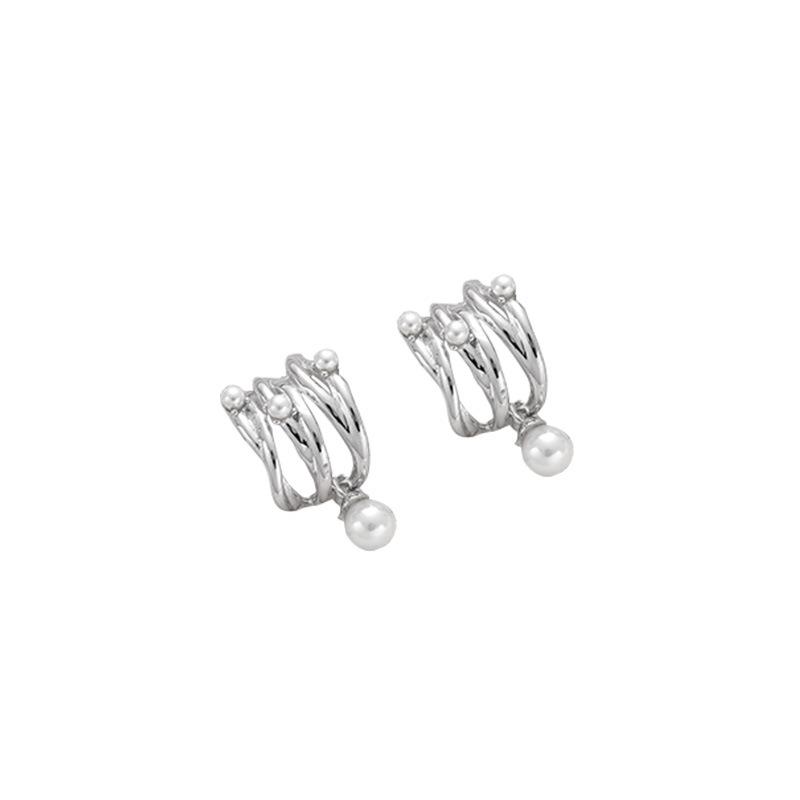 Niche Design Vine Series Earrings Female Personality Bead Ear Jewelry Gift for Girlfriend