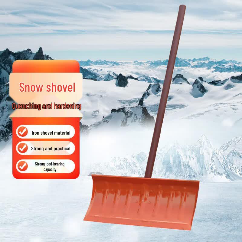 Manganese Steel Heavy-Duty Ice and Snow Shovel