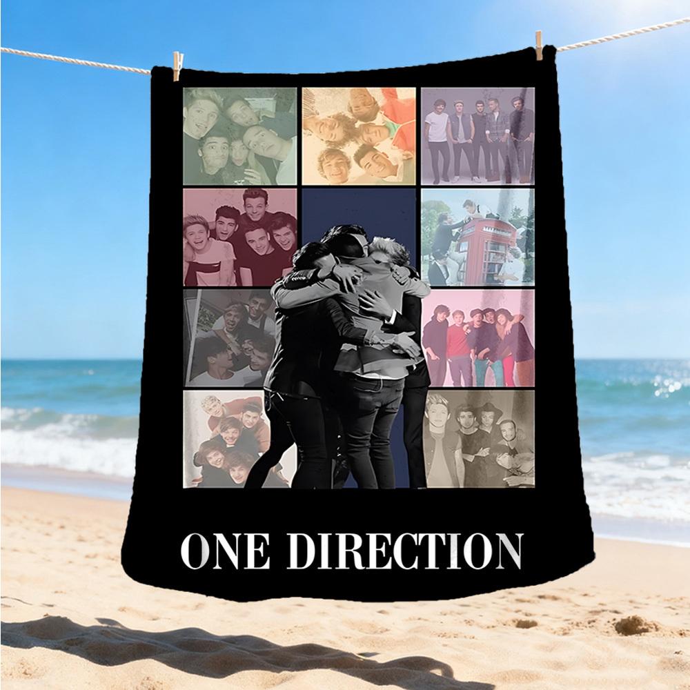 1pc History One Direction Outdoor Flannel Throw Blanket Soft, Cozy, Warm All Season, Machine Washable, 80x120cm
