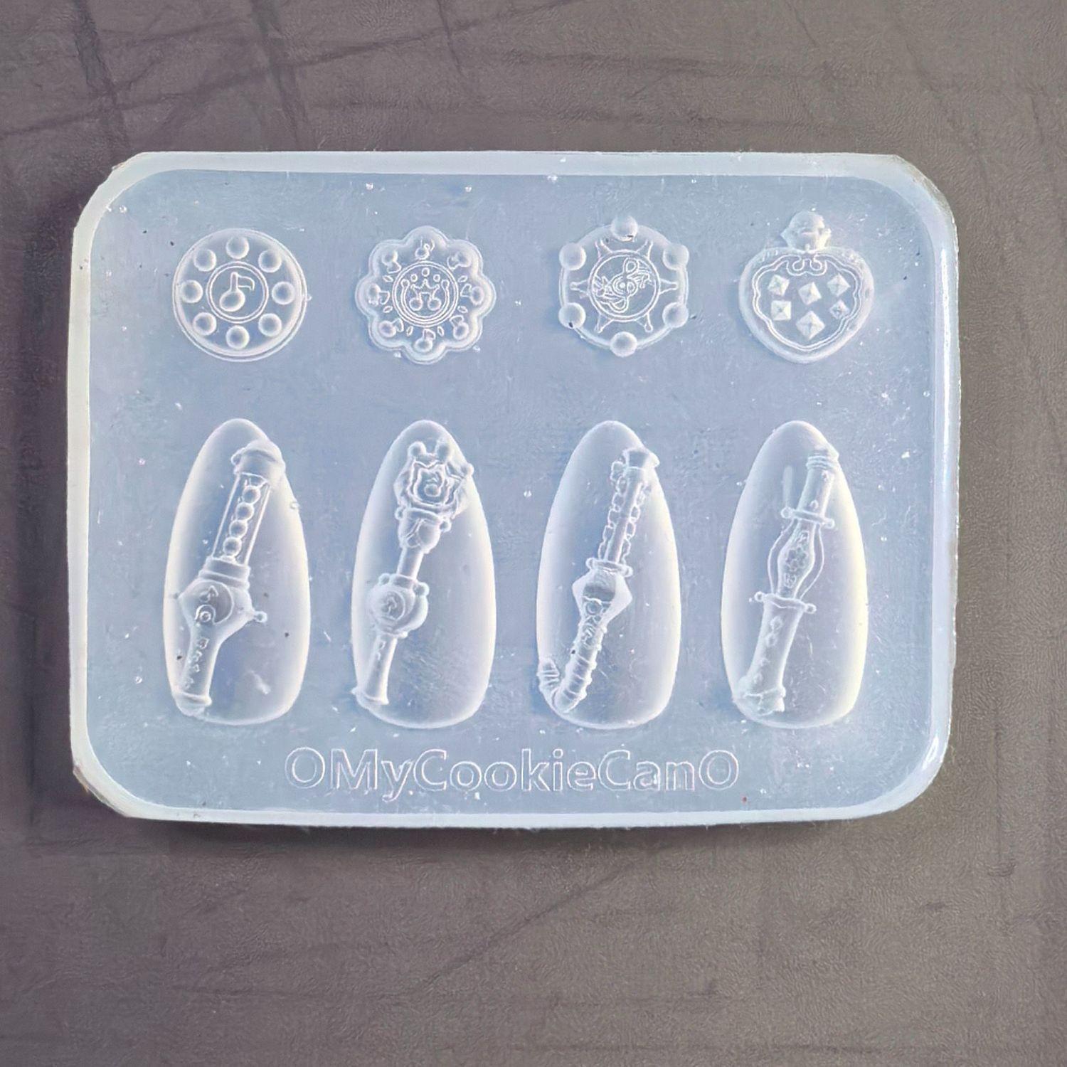 Witch Doremi Magic Boutique Transparent 3D Nail Art Mold