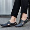 Men's Large Size Breathable Hollow Out Casual Slip On Shoes Lightweight Soft Sole Summer Footwear for Outdoor and Indoor Use