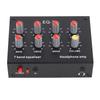 7 Band Sound Equalizer 12dB High Bass Adjustment Dual Channel Digital Equalizer