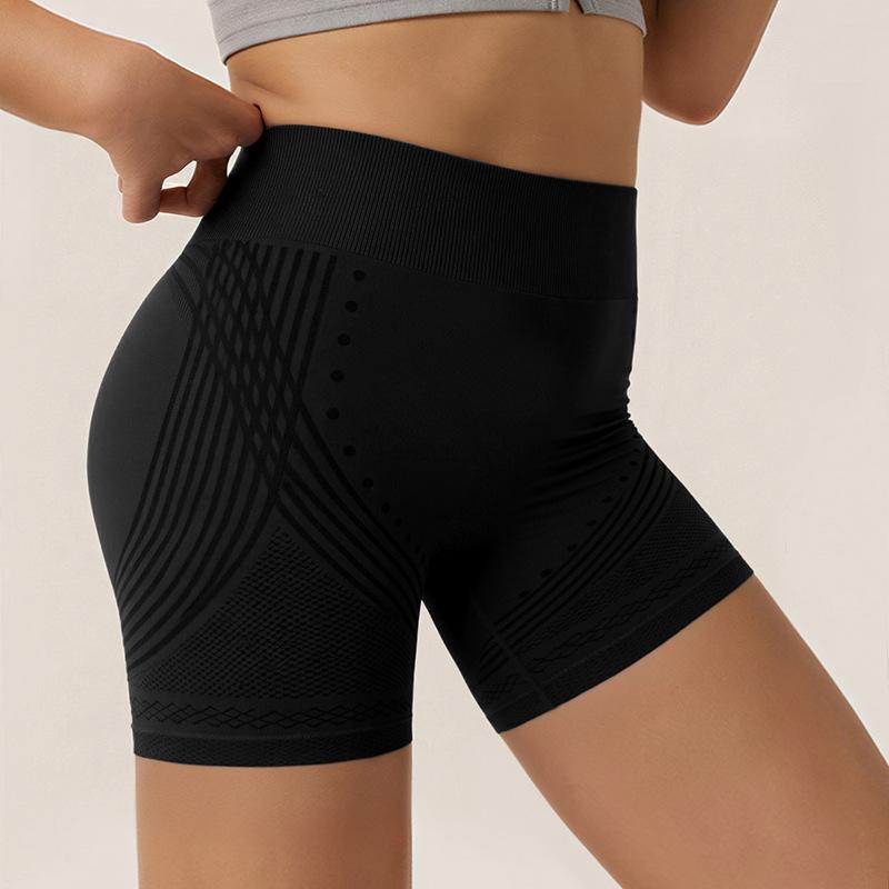 Women's Barely-There 3-Inch Yoga Shorts High-Waisted Tummy Control Workout Booty Lifting Running