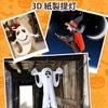 Halloween decorations 3D lantern hanging 9-piece set paper ghost spider witch foldable pumpkin bat party goods haunted house decoration