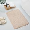 2pcs Ultra-Soft  Thick Coral Fleece Bathroom Mats - Quick Dry  Non-Slip  2 Piece Carpet Set  Design for Home Decor