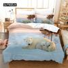 Forest Animals Pattern Bedding Set Duvet Cover Set 3D Bedding Digital Printing Bed Linen Queen Size Bedding Set Fashion Design