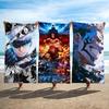 Comic J-Jujutsu K-Kaisen Towel Beach Towel Travel Lightweight Skin Friendly for Pool Beach Camping Cruise Summer