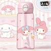 X&W Sanrio Tritan Material Space Cup 500mL Double Drinking Pop-up Lid Portable Water Cup Bubble Tea Cup Kids Water Bottle Cups