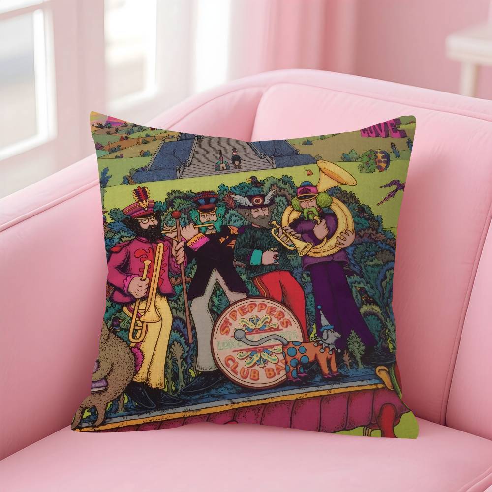 4545cm Cushion Cover Pillow Cover Decor Pillowcase Home Pillowcase for Couch Pillow Red Hot Chili PPeppers Band