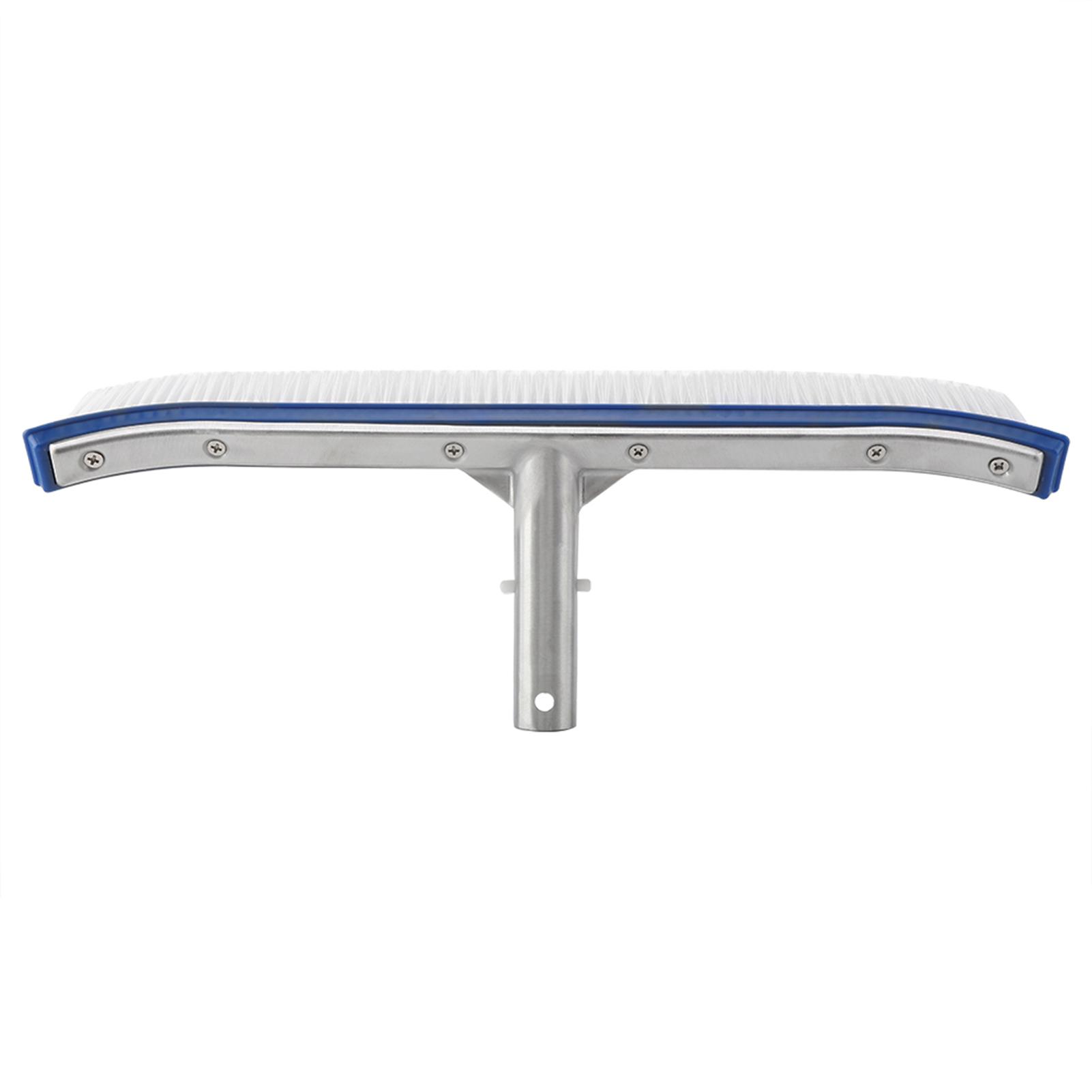 

18-дюймовые щетки для чистки стен бассейна, алюминиевая ручка для прудов, спа-бассейнов синий