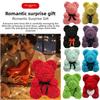16*24cm Artificial Teddy Rose Multicolors Romantic Valentines Day Gift Girlfriend Women Anniversary Bear Flower Bear