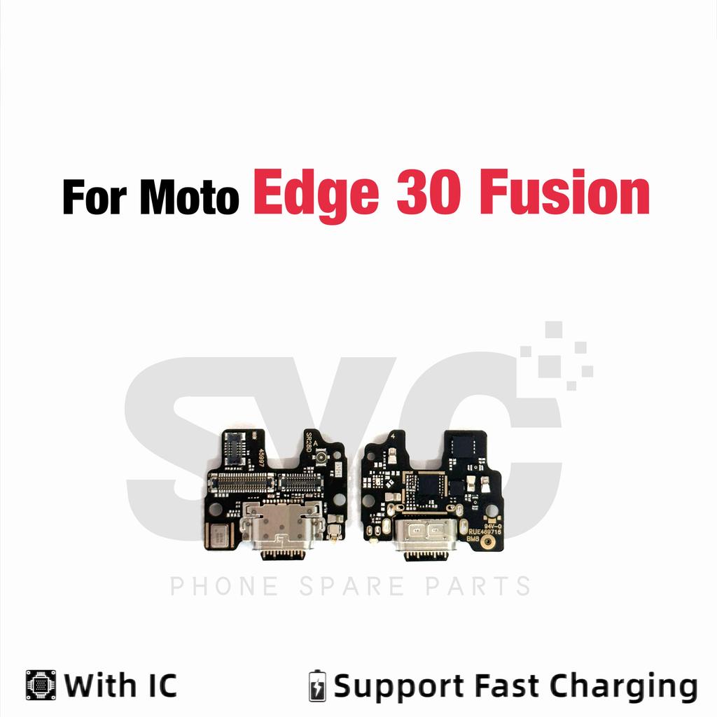 New USB Charging Board Port Dock Flex Cable Connector Microphone For Moto Edge 20 Lite S 30 40 50 Neo Fusion Ultra Pro Plus 2021