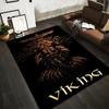 Viking Design Rug Non-slip Rug Suitable for Living Room and Bedroom Sofas