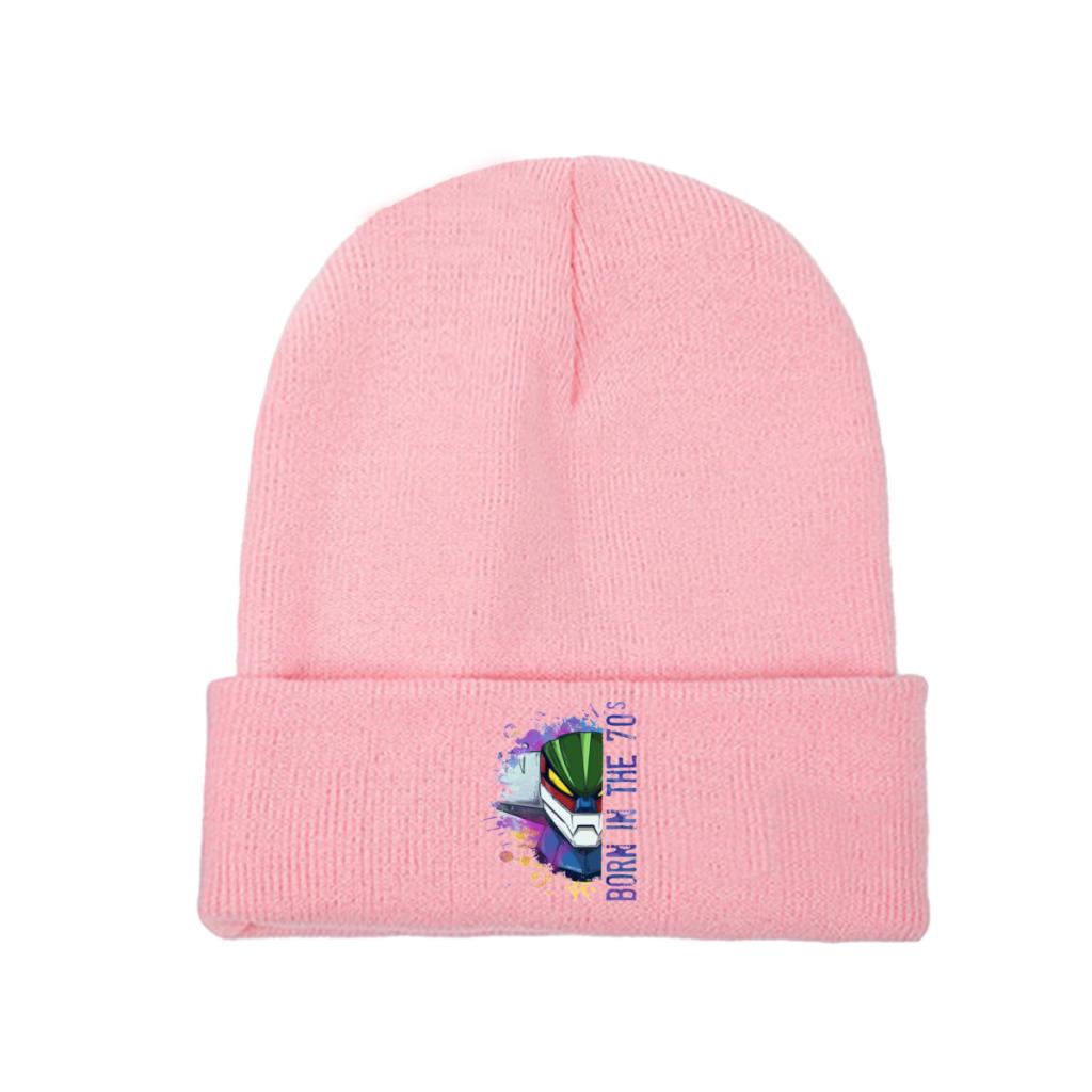UFO Robot Grendizer Manga Strickmütze Mützen Wintermütze Warm New JEEG 70er-Jahre-Kappen für Unisex-Frauen