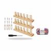 Wooden Knitting Kit Chunky Knit Blanket Adjustable DIY Throw Frame Variegated T-Shirt