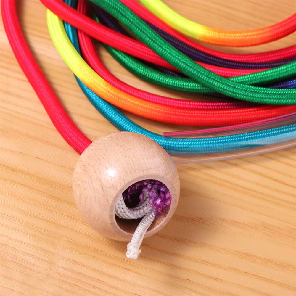 Anti-Slip Rainbow Long Rope Outdoor Fun 5m Jump Rope Group Skipping Rope  School Sports