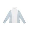 Blu DoT Color Block Mock Neck T shirT Sb