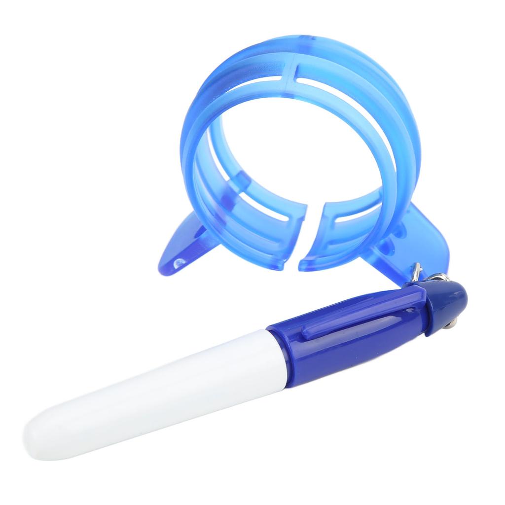 360 Degrees Golf Ball Line Marker Plastic Golf Three Line Drawing Device for General PurposeBlue