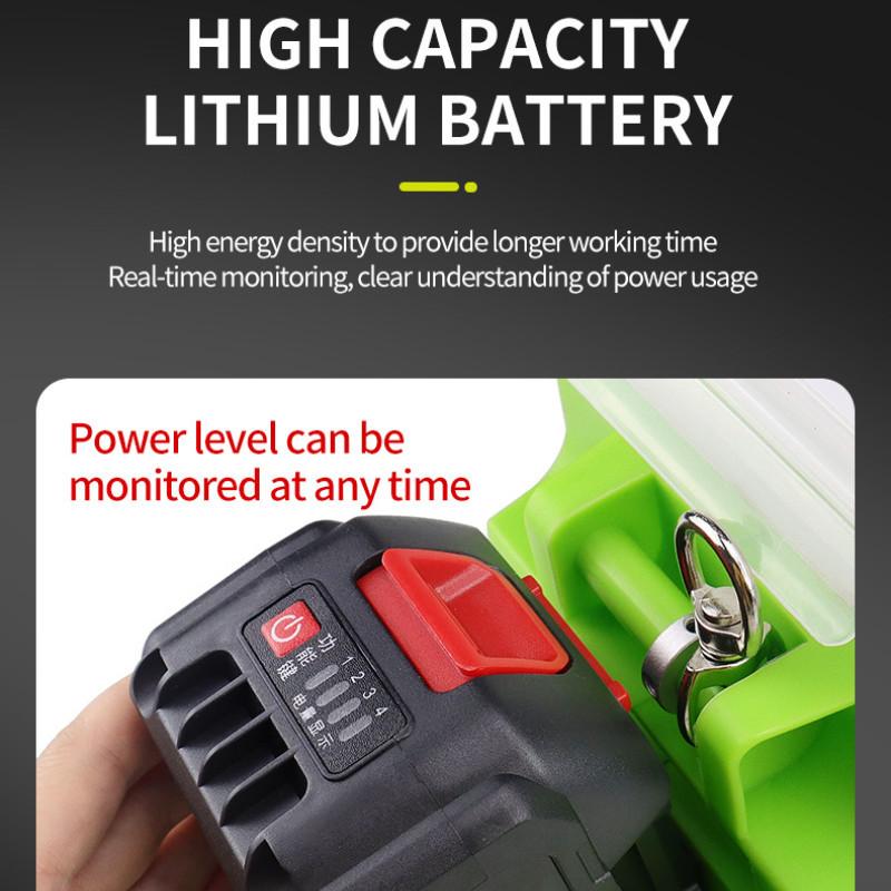 1.7L Backpack Type Handheld  Spraying Machine Portable Lithium Battery Wall Repair Machine High Pressure Airless Spray Painting Equipment