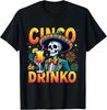 Divertente T-Shirt Messicana Cinco de Drinko Cinco De Mayo Fiesta, Maglietta Unisex