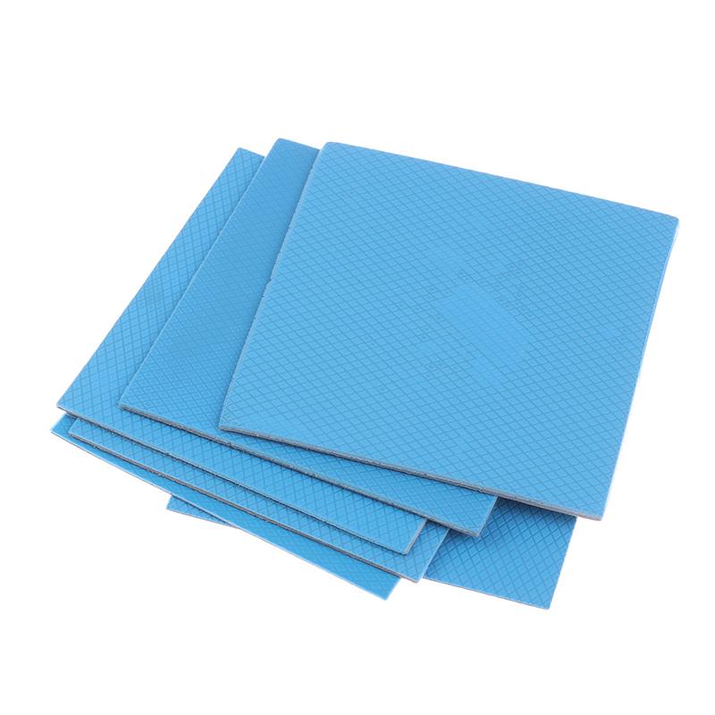 1Pc - 17W/MK GPU CPU Heatsink Cooling Conductive Silicone Thermal Pad 100x100mm Thickness 0.5/1/1.5/2/2.5/3mm Insulation Pad