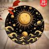 Vintage Sun Stars Metal Poster Wall Decor
