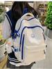 High School Students Backpack 2025 Fashion Casual Oxford Waterproof Schoolbags Simple Korean Version College Students Book Bag Outdoor Knapsack
