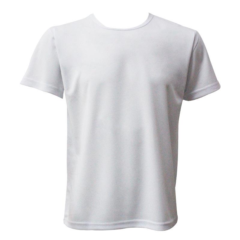 In Stock Quick-Dry Round Neck Marathon T-shirt - Custom Logo, Short Sleeve for Outdoor Running & Promotional Events