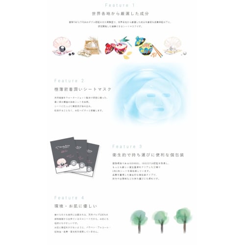 My Beautiful Diary Black Pearl Mask (20 Pieces)