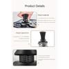 Coffee Tampers 15lb Spring Loaded Coffee Tamper Ripple Base Aluminum Self Leveling Espresso Tamper Coffeeware 51mm 53mm 55mm