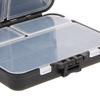 Double-sided Fishing Lure Box, Waterproof Plastic Fishing Tackle Storage Case, Transparent Visible Fishing Bait Accessory Organizer Container