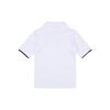 ONOFF Women Half Zip Sailor Collar T shirT Of9503la whiTe
