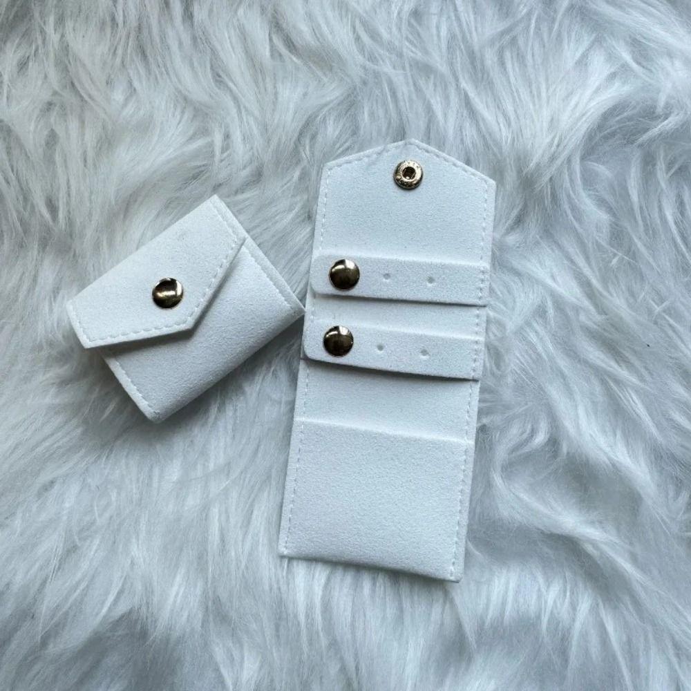 Velvet Jewelry Bag Mini Small Packing Pocket Jewelry Snap Bag  Necklaces Rings Earrings Storage