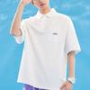 Anta Lifestyle Series Solid Color Logo Pullover Short Sleeve Polo Shirt Men Polo Shirts Snow-White 152328136-3