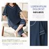 Pajamas for Loungewear for Short Top and Bottom Summer Loungewear Sweat Summer [Gdnelhuonox] Women, Cotton, Women, Sleeve, V-Neck, Set, Pajamas,
