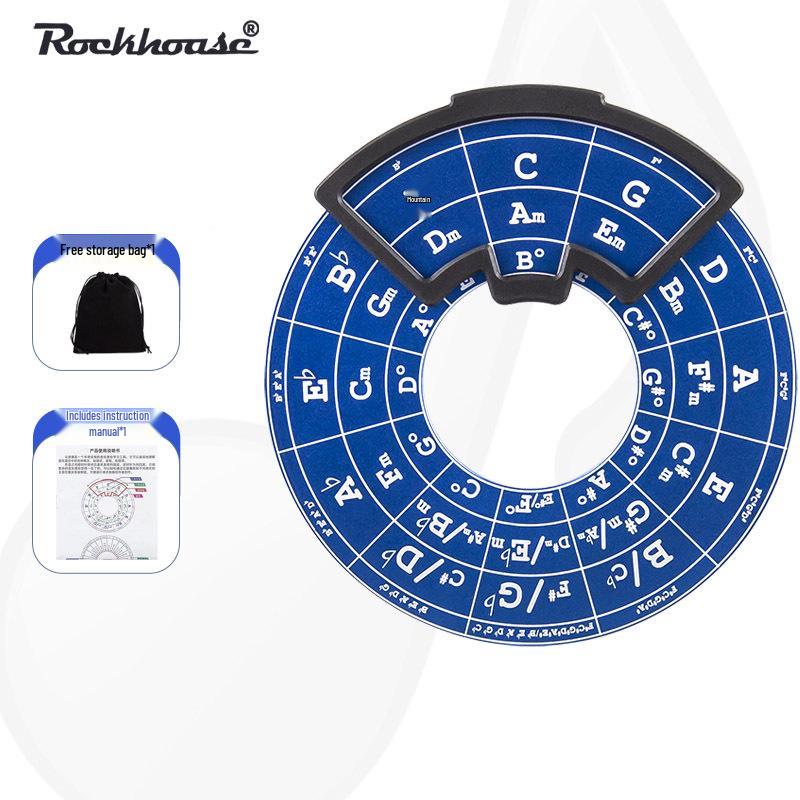 Guitar  Instrument Circle of Fifths Chord Wheel for Music Theory Learning