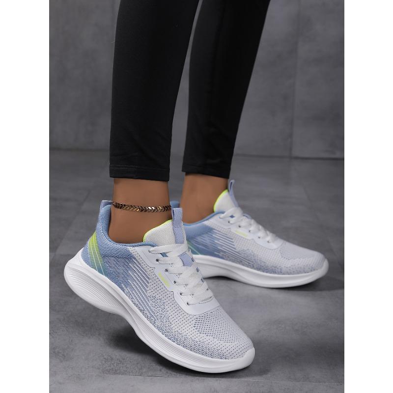 Chaussures pour femmes à semelle souple Chaussures de course légères en mesh respirant Légères et respirantes