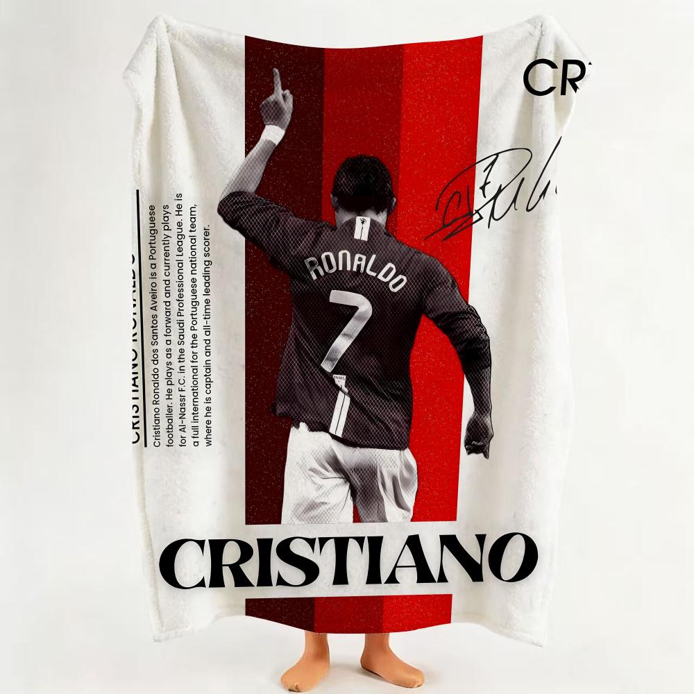 Coperta Plaid CC.Ronaldo Throw Adatta per Divano Soggiorno Camera da Letto