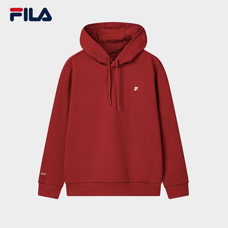 FILA Unisex Logo Hooded Sweatshirt