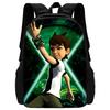Child School Cute Cartoon Ben Tennyson 10 Backpack with Lunch Bags ,Pencil Bags ,School Bags for Boys Girls Best Gift