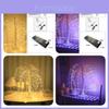 Lâmpada Criativa Multifuncional de Bétula com Luzes de Fada LED Brancas Quentes e Coloridas para Decoração Aconchegante de Natal