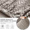Coprisedile Spesso per Divano da Patio in Jacquard Twill Elastico Copertura per Divano da Cortile Protettore da Giardino Antipolvere Copricuscino per Divano