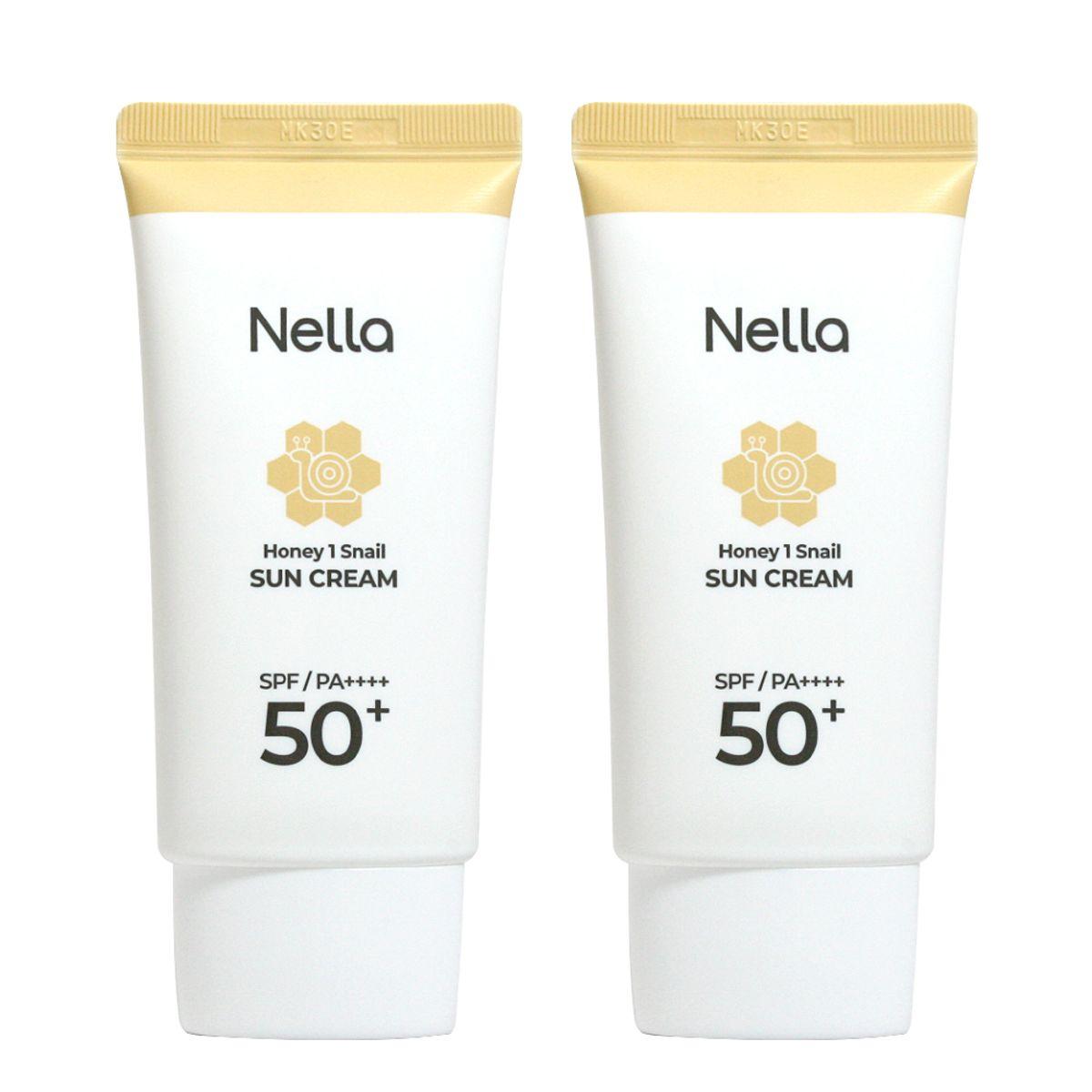 Honey One Snail White Moist Sun Cream 50g * 2