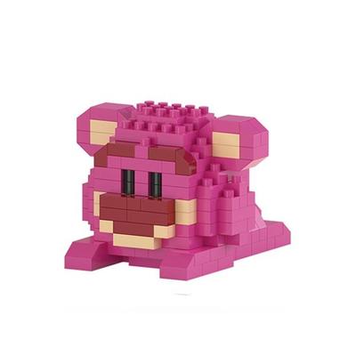 Nanoblock Toyland Fallen Pink Bear 175 Pieces (PCS)