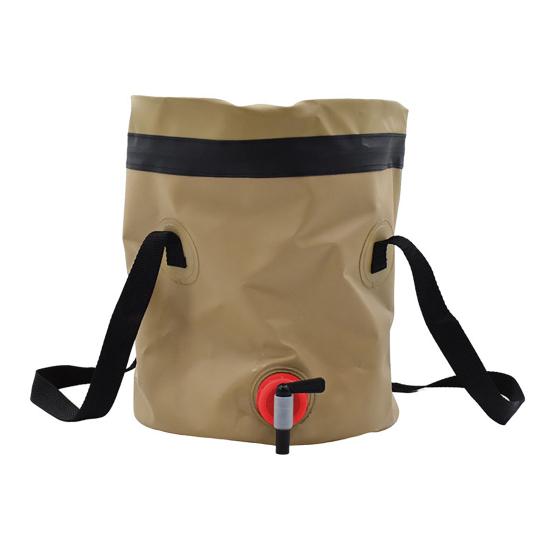 

10 л складное ведро для улицы с краном, герметичное, большой емкости, складное, с большими несущими ремнями, контейнер для воды для кемпинга, резервуар для воды для рыбалки хаки