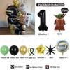 27pcs Movie Interstellar War Cartoon Baby Yoda Theme Birthday Party Decors Baby Yoda Foil Balloon Kid Gift Baby Shower Supplies