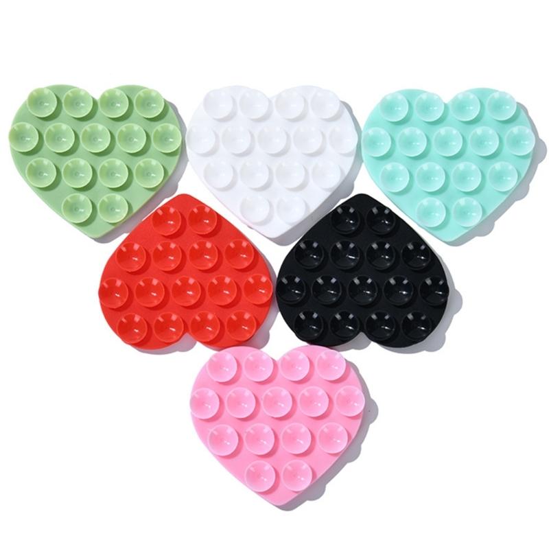 Suction Phone Case Mount,Silicone Phone Suction Grip for Smartphone AntiSlip Handsfree Mobile Holder