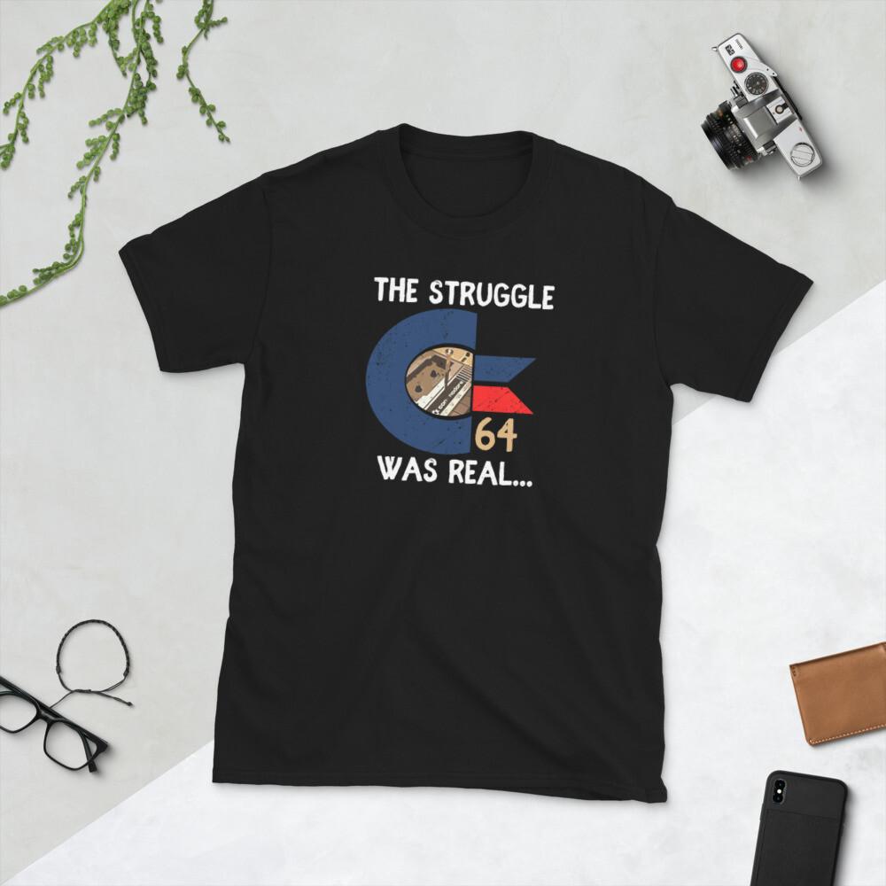 Commodore 64 Tape Alignment Screwdriver C64 Struggle Short-Sleeve Unisex T-Shirt 3XL