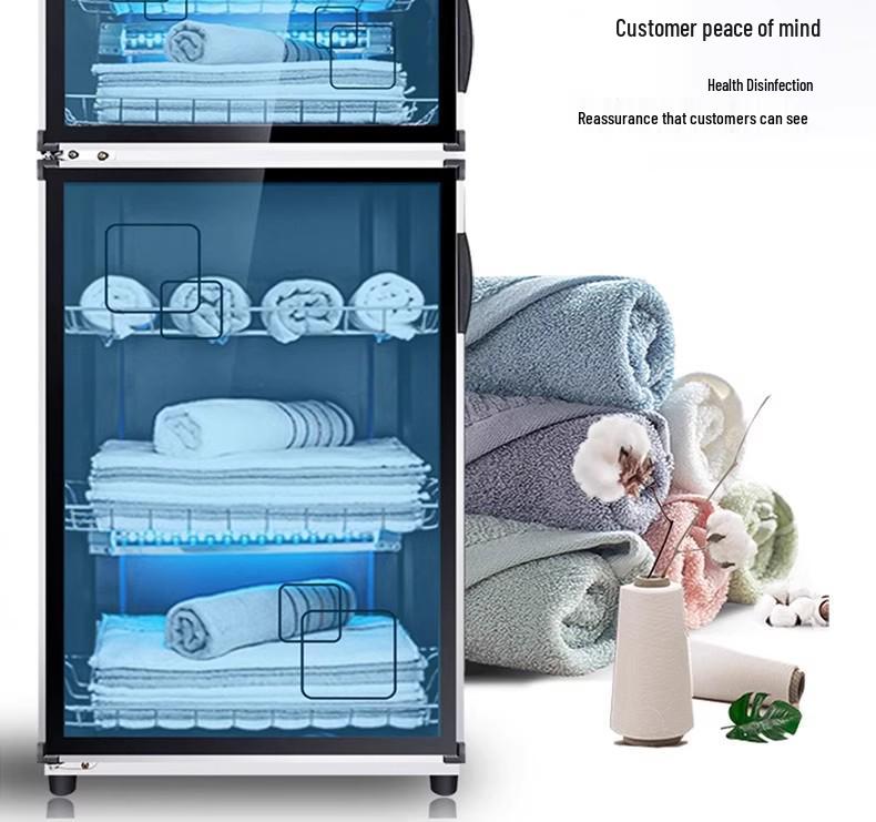 UV & Ozone Towel Disinfection Cabinet for Salons, Barbershops, Kindergartens & Homes